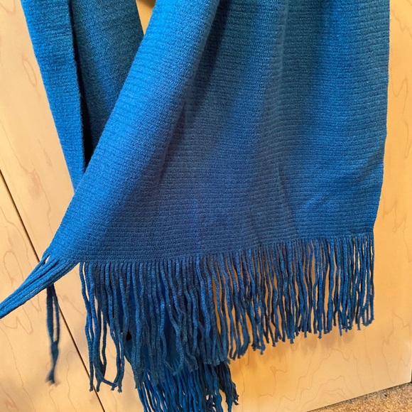 Echo scarf - beautiful teal color - Picture 3 of 5